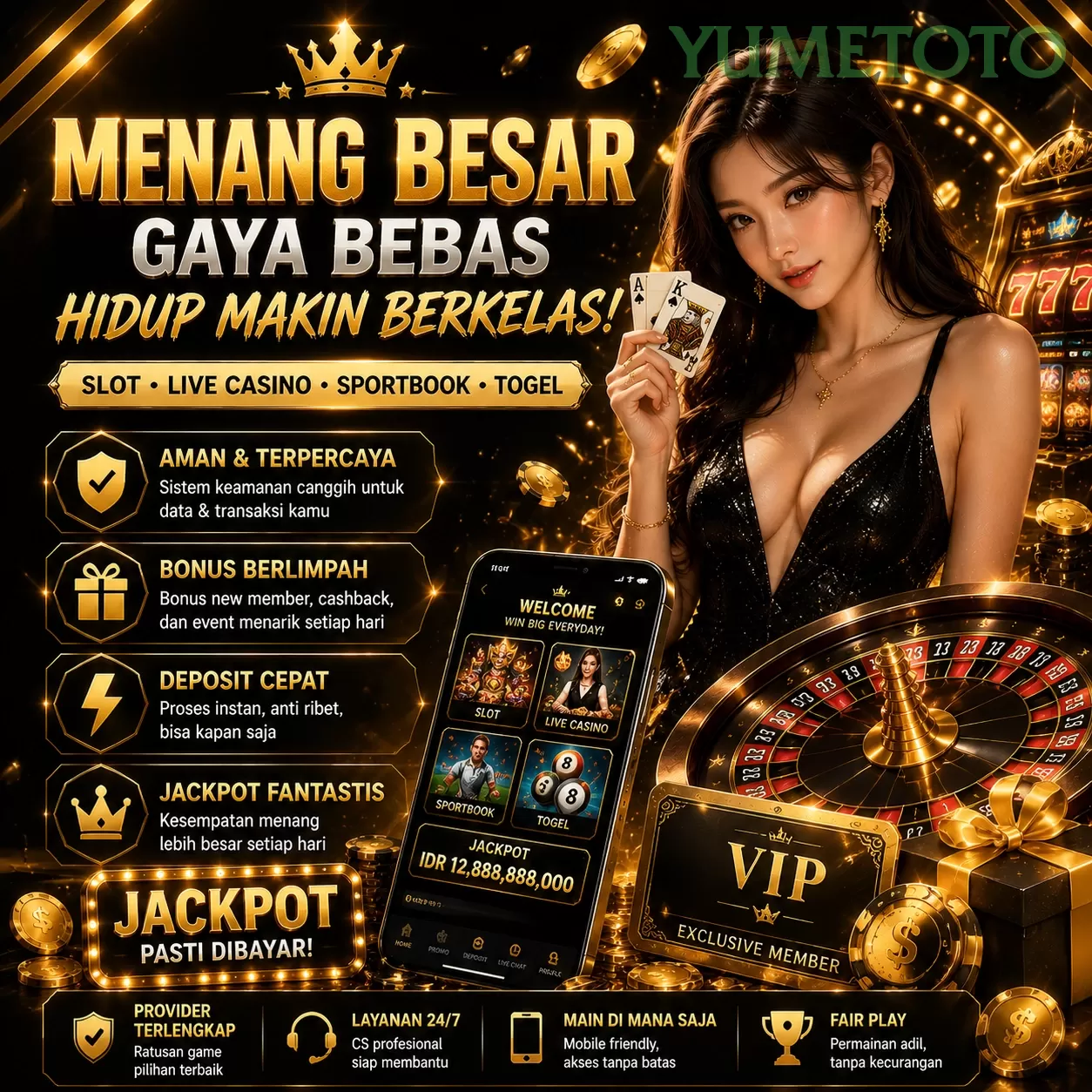BONUS GARANSI KEKALAHAN SALDO KEMBALI 100_ promotion image